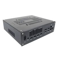 Boîtier d'ordinateur industriel intégré Portable Gaming Mini Pc Gamers Bureau complet Aluminium Ca