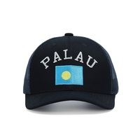 Casquette de camionneur brodée personnalisée, dos en maille respirante, visière incurvée, fermeture snapback réglable, unisexe, décontractée, pour l'extérieur, style baseball
