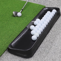 Plateau de récupération de balles de golf de haute qualité pour tapis de frappe, panier à balles de golf en plastique OEM pour intérieur et extérieur