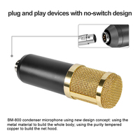 Les microphones professionnels PYJ abordables avec trépied peuvent être utilisés dans la diffusion sur Internet, les studios d'enregistrement, etc.