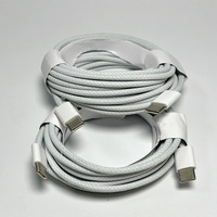 Câble de données Type-C à charge rapide 60W, double tête tressée, longueurs 1M 2M 3M, câble de charge rapide PD C-C