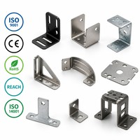 Usine certifiée ISO9001 Gonuo, pièces de supports découpés au laser sur mesure, service de tôlerie en acier inoxydable et aluminium, OEM