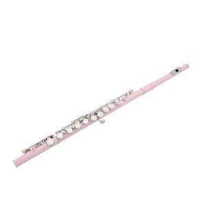 Flûte en clé C cuivre blanc avec un corps rose haute apparence beau son agréable exécution exquise pleine de vivacité - Product Image 2