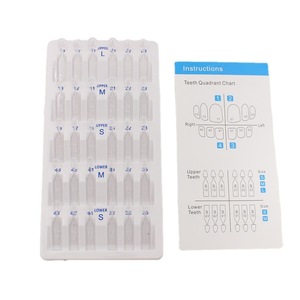 Kit de placage de dent en plastique résistant aux hautes températures hôpital dentaire polyvalent usage domestique dents inférieures supérieures prothèses temporaires - Product Image 4