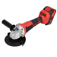 Meuleuse d'angle sans fil puissante 21V à batterie lithium rechargeable, sans balais, qualité industrielle pour le bricolage