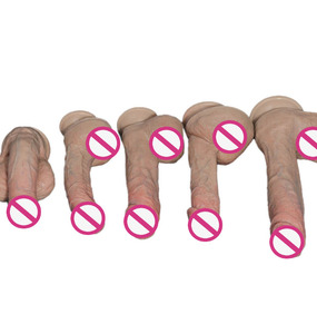 REALING nero marrone realistico Dildo spesso realistico pene enorme con potenti ventose e vibrazioni per il gioco a mani libere - Product Image 6