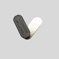 Sistemas de Insignias de Nombre con Placa Metálica OEM, Imanes de Disco de Hierro Reutilizables, Impresión por Grabado para Insignias con Logotipo Personalizado, Uso Publicitario