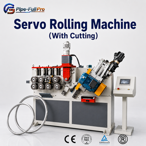 CNC Pipe Ring Rolling <b>Bending</b> <b>Machine</b> for Handrail Guardrail Furniture Round Square Rectangular Tube Circle Cutting Forming - Product Image 1