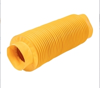 Couvre-soufflets rond en nylon caoutchouc/PVC certifié ISO 9001, anti-poussière, anti-huile, étanche, pour machine CNC