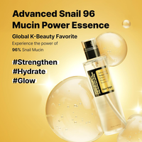Sérum Réparateur Hydratant à l'Acide Hyaluronique et à la Mucine d'Escargot 96 Power Essence, pour un Éclat Radieux et une Barrière Cutanée Renforcée