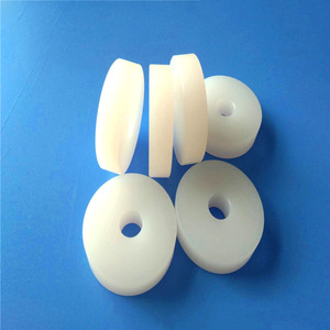 Nylon <b>Wheels</b> 40x10x10mm Bore 20mm Single Groove <b>Plastic</b> Pulley Parts White Hebei Made - Product Image 1