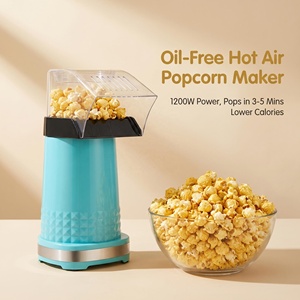 Máquina para Hacer <span class=keywords><strong>Palomitas</strong></span> de Maíz Eléctrica de Aire Caliente de 1200W con Taza Medidora para Uso Doméstico - Product Image 1