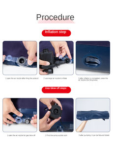 Colchón Inflable para Coche, Hogar y Exteriores, Colchón de Aire Doble Grueso, Plegable y Acolchado - Product Image 2