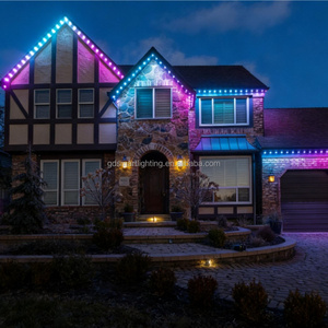 Luces navideñas permanentes para exteriores DC12V impermeables IP67 para casa, luces de punto LED <span class=keywords><strong>RGB</strong></span> RGBW. - Product Image 6
