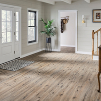 Revêtement de sol LVT de type clic, carrelage vinyle de luxe, imperméable, résistant aux rayures, facile à installer pour usage résidentiel