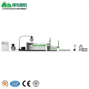 Lvdao chất thải PP PE phim tái chế hạt/nhựa PELLET máy/nhựa tái chế granulator sản xuất