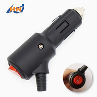 Prise allume-cigare de voiture Huanuo 10A 12V 24V avec interrupteur et fusible, type nu, pour GPS, lecteur MP3, pompe à air, chargeur mobile