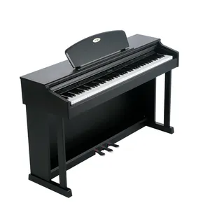 Professional electric wooden piano 88 graded hammer action piano keyboard digital piano