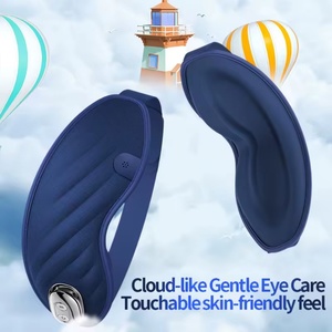 Masque oculaire chauffant et rafraîchissant en fibres confortables pour un sommeil relaxant, masque oculaire chauffant électrique intelligent, masseur oculaire à compression d'air - Product Image 6