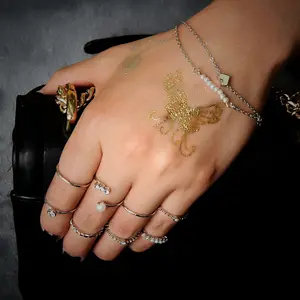Bracelet de perles en alliage classique, commerce extérieur européen et américain, ensemble de bijoux Vintage Offre Spéciale