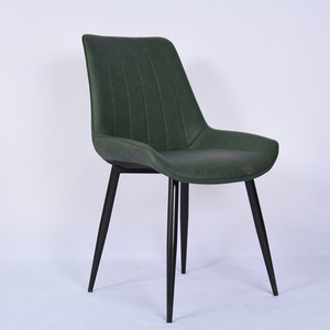 <span class=keywords><strong>Chaises</strong></span> de cuisine confortables à dossier haut, design moderne et simple, pieds en métal, revêtement en cuir PU, chaise de <span class=keywords><strong>salle</strong></span> à <span class=keywords><strong>manger</strong></span> en vente - Product Image 5