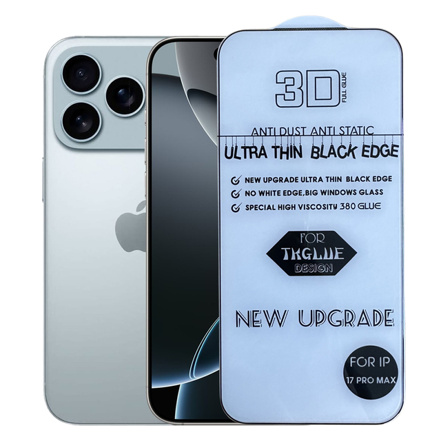 3D Arc Edge AF Ultra-Thin High-Aluminum Tempered Glass Screen Protector for iPhone 18 Pro Max / 18 Pro Dust-proof HD Clear
