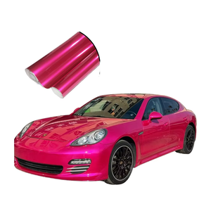 Rollo de Vinilo para Envolver Automóviles de PVC PPF Autocurable de 1.52x17m, Color Negro Rojo Madeira, Película para Vehículos Fabricada en Fábrica - Product Image 2