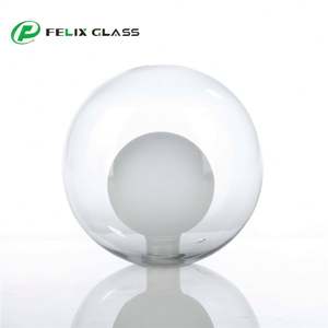 Abat-jour en verre borosilicate 3.3 à double paroi, couleurs variées, résistant à la chaleur, fabrication OEM pour la décoration intérieure et l'éclairage domestique - Product Image 4