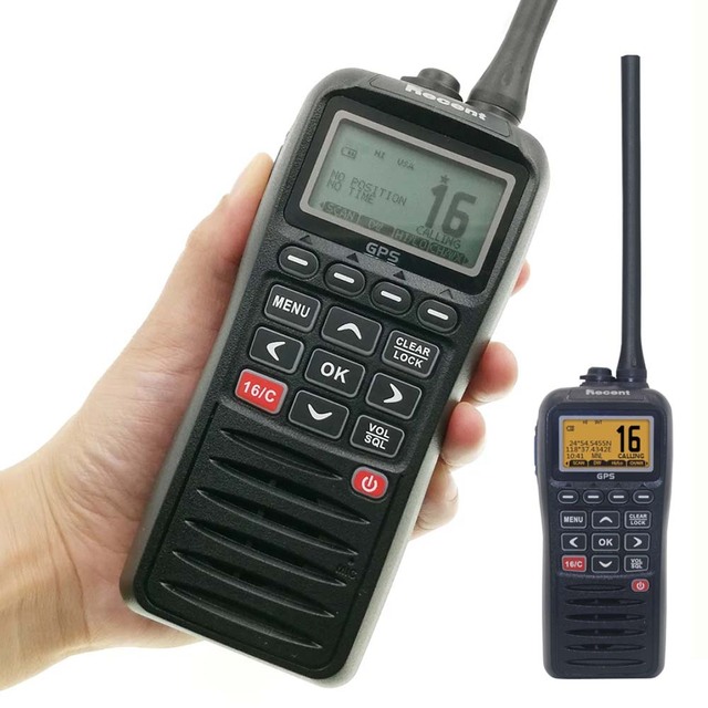 RS-38M Handheld Marine Radio Weather Channel Receiver With GPS DSC MOB 5W Dual/Tri-Watch Waterproof Walkie Talkie N2546