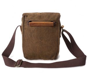 BSCI Factory Vintage Waterproof Canvas nylon Trim DSLR SLR Shockproof <b>Camera</b> Shoulder <b>Messenger</b> <b>Bag</b> - Product Image 3