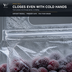 Transparent Cranberry Pouch 31x20+4cm 12x8in Bulk Dried Berry Large Baking Pack <b>Zip</b> Seal <b>Bag</b> Fruit 1300g Oversized Supplier - Product Image 2