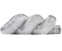 Tuyau flexible pour conduits d'air haute température en fil d'acier et feuille d'aluminium, matériau brut AL+PET, pour une vente efficace
