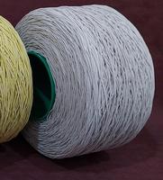 Benang Elastis Bertekstur Pelapis Ganda Terpercaya Poliester Nilon Dapat Disesuaikan ISO 9001 OEKO-TEX