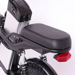 Cojín de asiento largo y grueso para bicicleta eléctrica, bolsa grande para el portaequipajes trasero, cojín de asiento trasero para bicicleta de montaña - Product Image 1