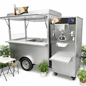 Congelador de Helado y Gelato de 72L/H con Tanque Ajustable y Certificación ETL, Congelador de Helado Duro por Lotes con Sistema de Enfriamiento por Agua - Product Image 1