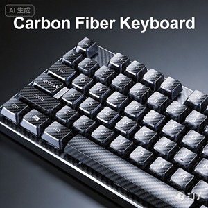 Clavier en fibre de carbone - Product Image 4