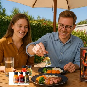 Master Hot Sauce Collection Gourmet Modern Sampler Set Habanero <strong>Scotch</strong> <strong>Bonnet</strong> Jalapeno Sriracha More-10-Piece Gift Set Fujian - Product Image 6