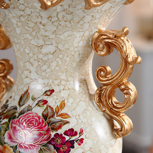 Vase à fleurs moderne du milieu du siècle Cadeau élégant de fête des mères en résine et céramique - Product Image 4