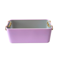 Boîte de conserve de qualité alimentaire en gros Récipient en étain rectangulaire Cookie Tiramisu Pâtisserie Boîte en métal Emballage