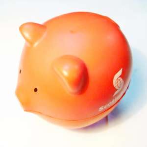 Мяч-антистресс из пенополиуретана в форме свиньи - Product Image 2