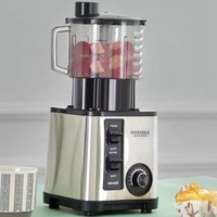 Mélangeur Commercial Professionnel de Table 9500W 0.8-3L, Machine Robuste 6 en 1, Blender Électrique Multifonctionnel pour Cuisine