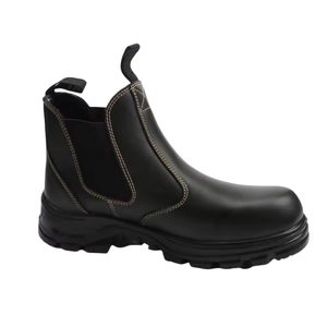 <span class=keywords><strong>Bottes</strong></span> Chelsea de Sécurité Homme S3 en Cuir de Vachette Véritable avec Coque en Acier, Anti-Perforation, pour le Travail et la Construction - Product Image 3