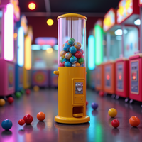 Distributeur de capsules de bonbons DEER Big Ball, distributeur de jouets à monnayeur pour enfants, capacité de 300 à 600 pièces, métal + plastique
