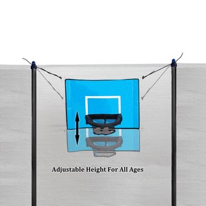 Set Mini <span class=keywords><strong>Canestro</strong></span> da Basket Multifunzionale Portatile per <span class=keywords><strong>Bambini</strong></span>, Compatibile con Tutti i Tipi di Trampolino - Product Image 4