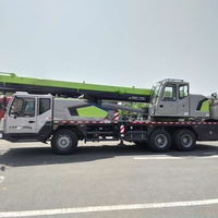 Grue tout-terrain ZTC250A 25 tonnes la plus vendue, capacité de montée de 41 %, vitesse de treuil de 130 m/min pour l'exploitation minière et les centrales électriques