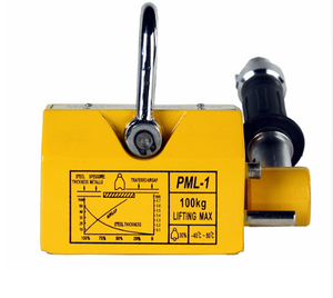 Elevador Magnético Permanente de Tierras Raras Industrial de 100 kg, Imanes de Manipulación de Placas Manuales Súper Potentes con Servicio de Doblado - Product Image 3