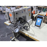 Machine à coudre automatique à une aiguille BT-68TB, point noué, à plat, pour l'application d'étiquettes sur chemises et tricots