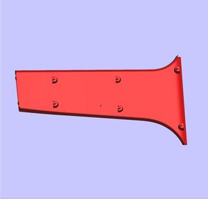 Pièces de thermoformage en plastique pour console centrale de voiture en fibre de <span class=keywords><strong>carbone</strong></span> ABS complexe PC, thermoformage sous vide automobile - Product Image 5