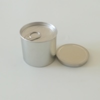 Boîte de haute qualité avec dessus noir pour boîte auto-scellante de cadeau de noix d'aliments en conserve d'herbes de fleur