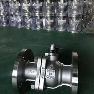 Stainless Steel Ball Valve Flanged 650 Psi PTFE <b>Seal</b> Water Normal Temperature Use - Product Image 3